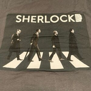 BBC Sherlock Short Sleeve Shirt Size
